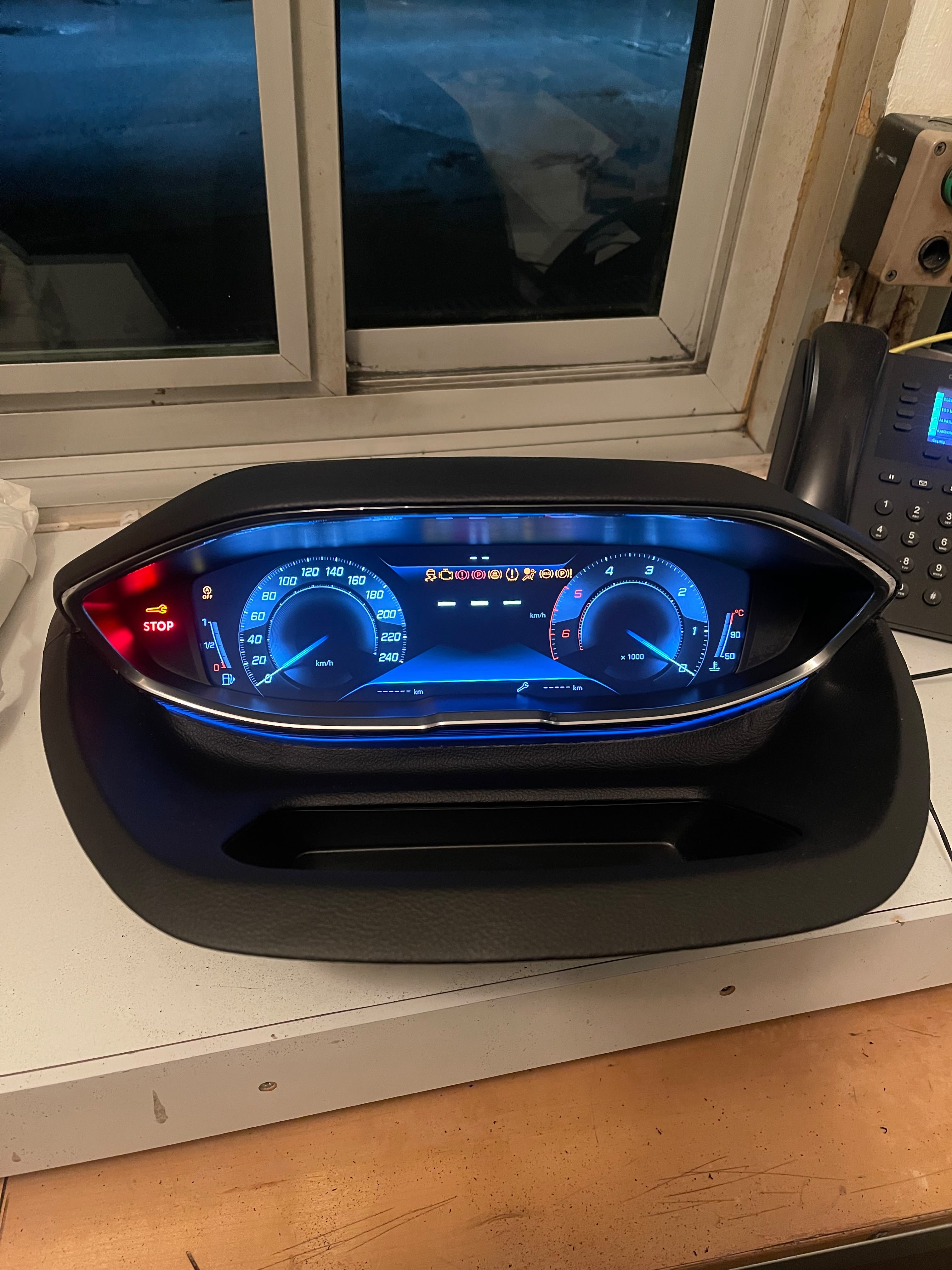 Peugeot Rifter 2019-2024 Orijinal Hayalet Kadran (Dijital Gösterge) Dönüşümü